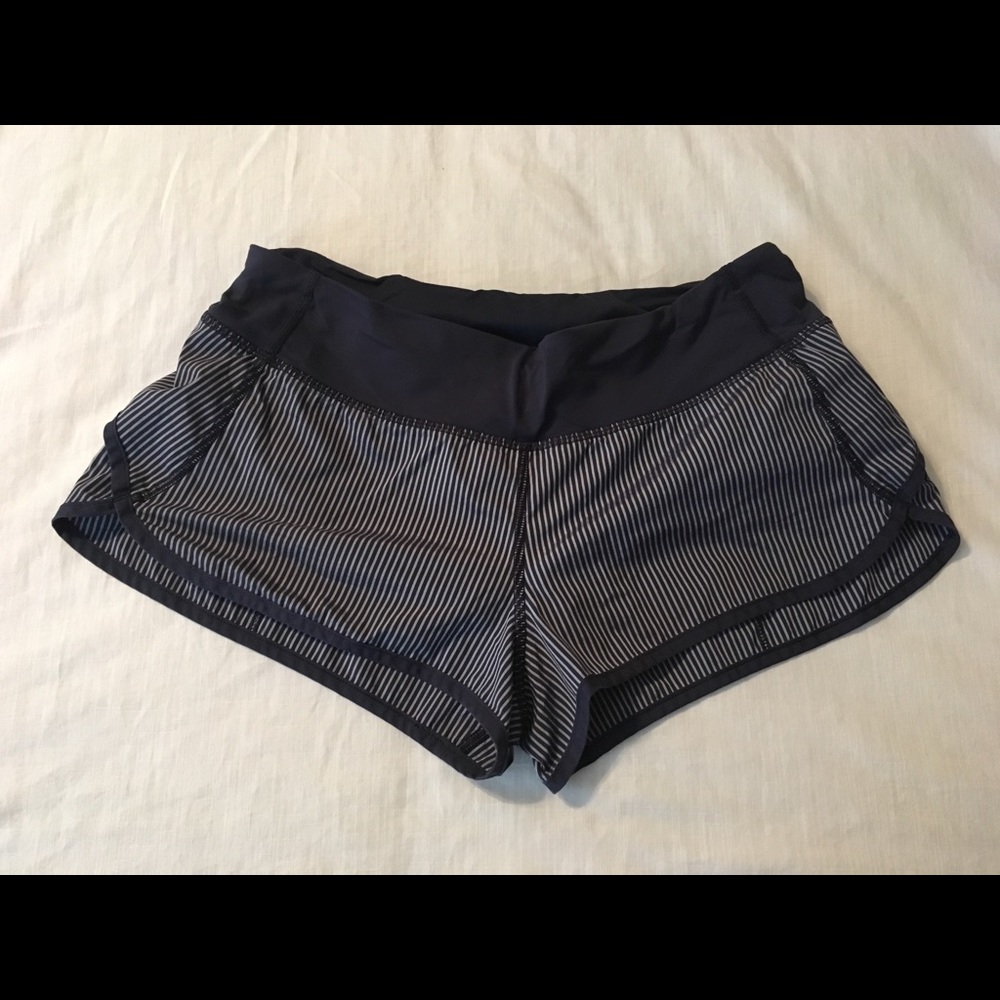 RARE PINSTRIPE LULU speed shorts